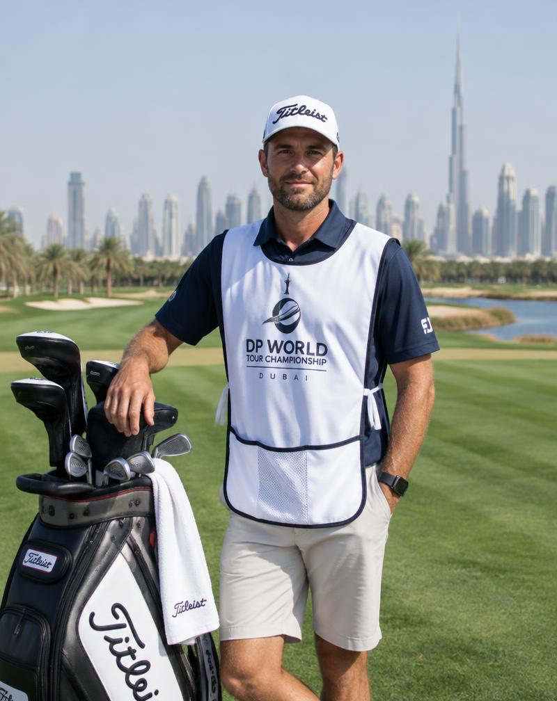 Ben Anderson, caddie at The Els Club